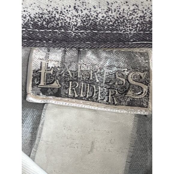 Vintage 90s EXPRESS RIDERS Shirt Rodeo Cowboy Western Southwestern Men's XL - Picture 4 of 6